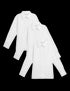Marks & Spencer "3pk Girls' Easy Iron School Shirts (2-16 Yrs)"